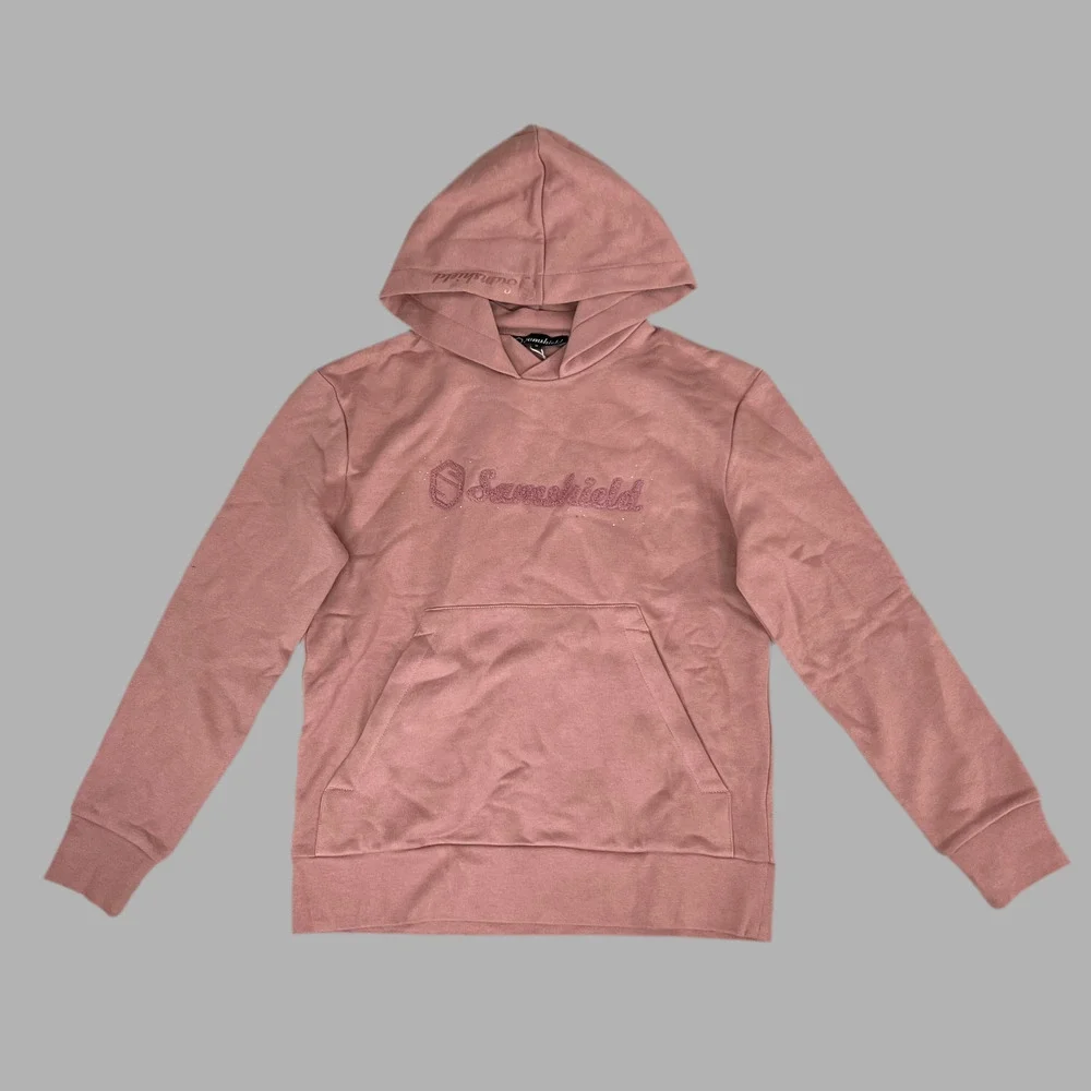 SAMSHIELD Camilla Equestrian Hooded Women's Sweatshirt Sz S Blush Pink - Picture 1 of 11